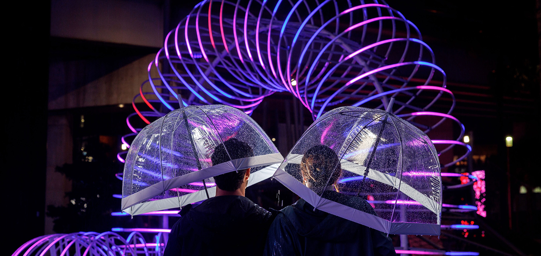 Couple enjoying Elysian Collection