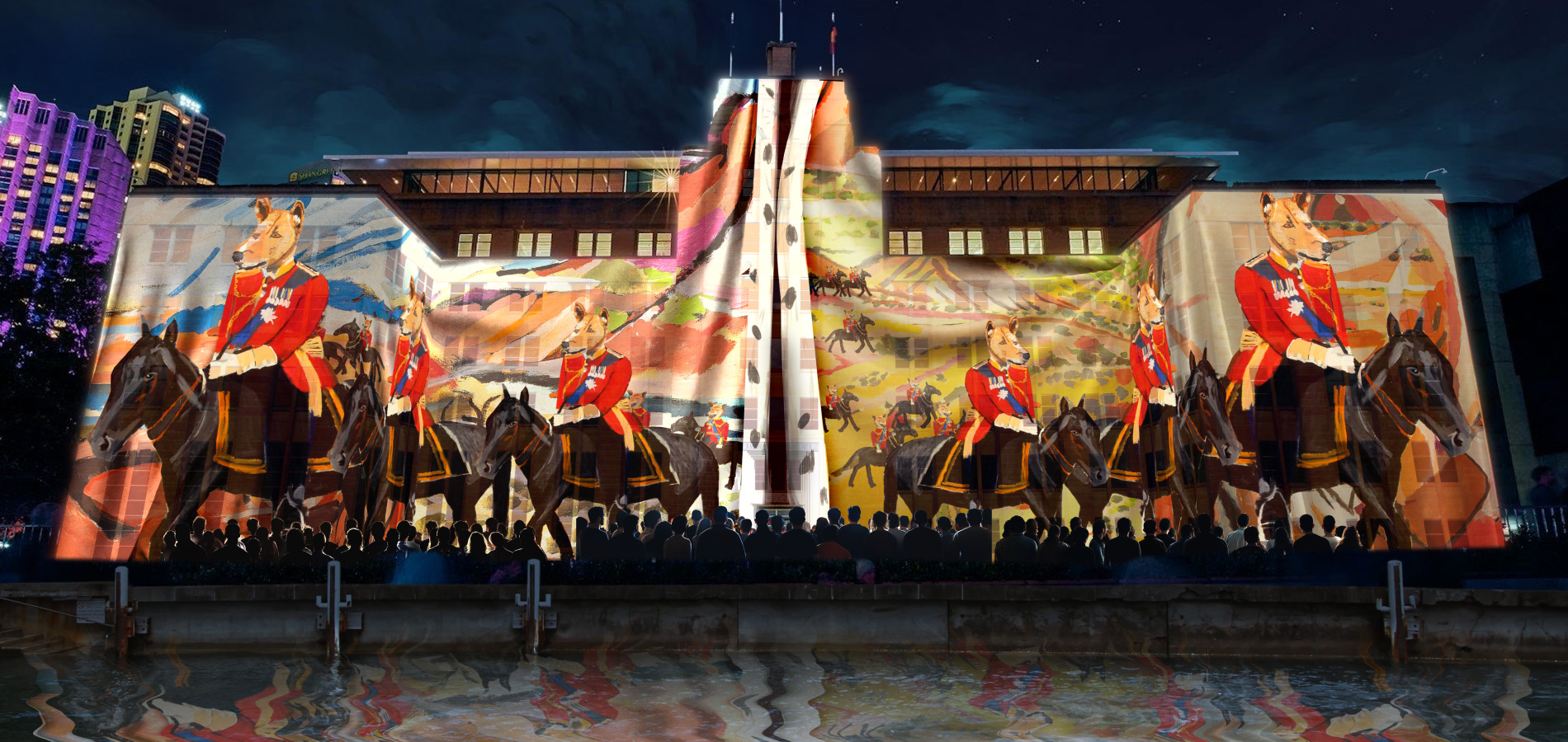 King Dingo by Vincent Namatjira